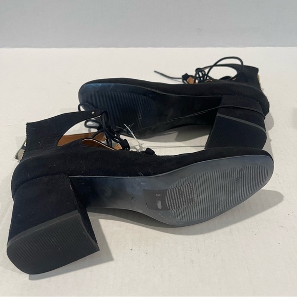 Women’s H&M Court Lace Faix Suede Wedge Sandals Size 7 US! - Picture 8 of 9